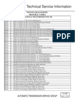 DTC Toyota Trasmiciones