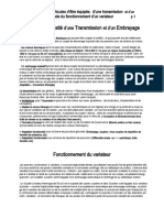 Dossier Technique Sur Le Fonctionnement Du Variateur