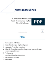 INFERTILITE MASCULINE Cours 5ème Année Urologie PR Lakmichi