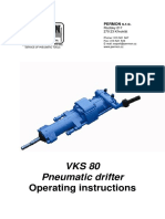 Operating Instructions: VKS 80 Pneumatic Drifter