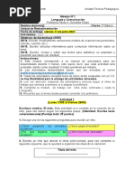 Módulo 1.3 Lenguaje 6° Básico