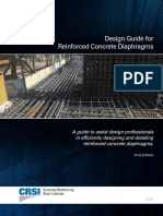 CRSI Manual To Design RC Diaphragms - Part1