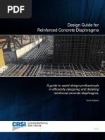 CRSI Manual To Design RC Diaphragms - Part1