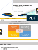 Module - MAXSURF For Ship Design, Construction & Hydrodynamic - Basic - Day 1