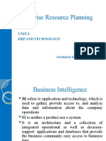 Enterprise Resource Planning: UNIT-2 Erp and Technology