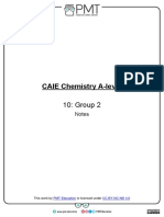 CAIE Chemistry A-Level: 10: Group 2