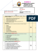 BBA (Hons) in International Business Internship Report & Analysis - Score