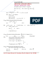 Compound Angles (Ph-1) : Maths IIT-JEE Best Approach' (MC SIR)