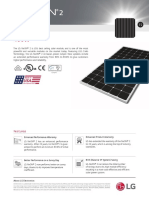 LG NeON 2 LG400N2W V5 72 Cell Solar Panel Datasheet