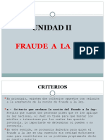 UNIDAD II Tema III FRAUDE A LA LEY