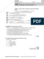 File Test 2 Grammar, Vocabulary, and Pronunciation A