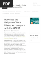 How Does The Philippines' Data Privacy Act Compare With The GDPR?