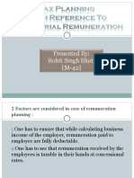 Tax Planning With Reference To Managerial Remuneration