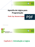 Apostila de Fundamentos de Lógica para Programação