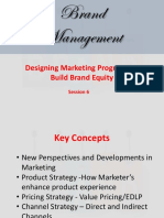 Designing Marketing Programs To Build Brand Equity