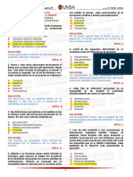 Solucionario 12: Psicología