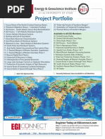 EGI Project Portfolio