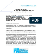 Consejo de Estado Sala de Lo Contencioso Administrativo Seccion Segunda - Subseccion "A"