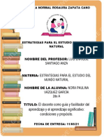 El Docente Como Guía y Facilitador Del Aprendizaje