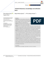 Assessment of Sun-Related Behaviour, Knowledge and Attitudes Among Nursing Students