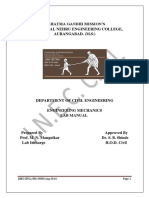 Engineering Mechanics LAB Manual