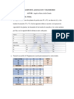 Transporte, Asignacion y Transbordo