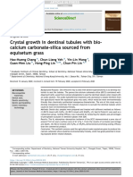 Crystal Growth in Dentinal Tubules With Bio-Calcium Carbonate-Silica Sourced From Equisetum Grass