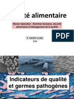 Séance 3 Indicateurs de Qualité Et Germes Pathogènes