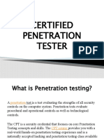 Certified Penetration Tester