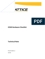 iCE40 Hardware Checklist: FPGA-TN-02006-1.8