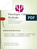 Psicologia, Ciência e Profissão - Revisão - Segundo Bimestre