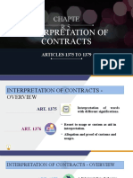 CHAPTER 5 - Interpretation of Contracts