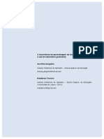 A Importância Da Aprendizagem Da Gramática e Da Escrita - o Uso Do Laboratório Gramatical