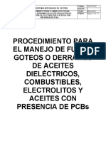 Sig-Pr-022 Procedimiento para El Manejo de Fugas, Goteos o Derrames