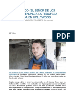 Elijah Wood - Denuncia de Abusos en Hollywood