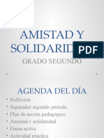 Amistad y Solidaridad Grado Segundo