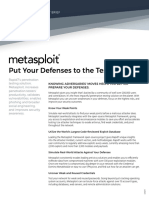 Rapid7 Metasploit Product Brief