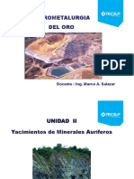 Unidad 2. Yacimientos de Minerales Auríferos