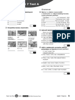 Unit 7 Test A: Vocabulary 1 Grammar 3