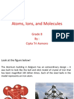 Atoms, Ions, and Molecules: Grade 8 By: Cipta Tri Asmoro