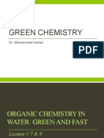 Organic Chemistry in Water Green and Fast