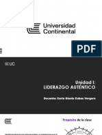 1° Primera Sesión - LIDERAZGO AUTÉNTICO