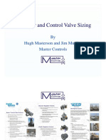 Regulator and Control Valve Sizing