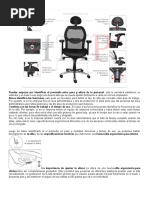 Ficha Tecnica Silla Ergonomica