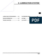 Lubrication System: Lubrication System Diagram OIL Pressure Check Service Information Oil Pump Trouble Shooting