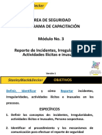 Modulo 3 Reporte de Actividades o Personas Sospechosas