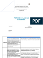 Cuadro Comparativo Lucha Armada y No Armada