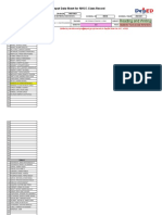 Reading and Writing: Input Data Sheet For SHS E-Class Record