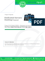 Dedicated Server Hosting Proposal