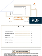 LA104 Logic Analyzer User Manual